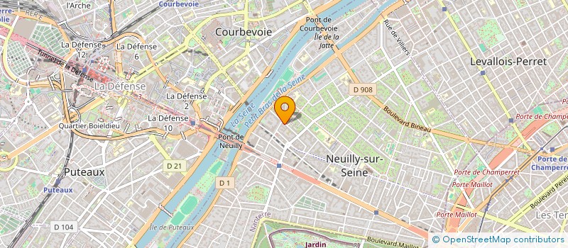 localisation de l'entreprise GEN RENOVATION INVESTIS IMMOBIL- COFIREM à NEUILLY-SUR-SEINE