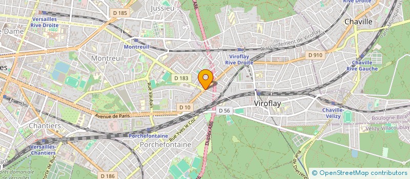 localisation de l'entreprise GEN'S JOG  VIROFLAY