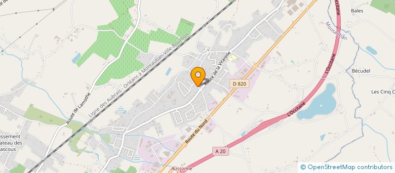 localisation de l'entreprise GENA  MONTAUBAN