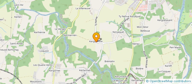 localisation de l'entreprise GENABATIA  PONT-SCORFF