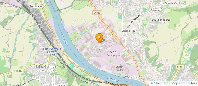 localisation de l'entreprise GENALTIM  GENAY