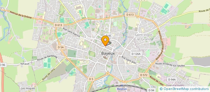 localisation de l'entreprise GENAS DUHOMME  BAYEUX