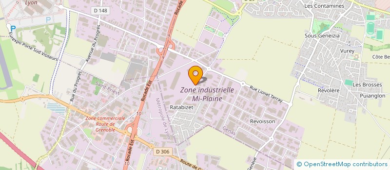 localisation de l'entreprise GENAS EVASION à GENAS