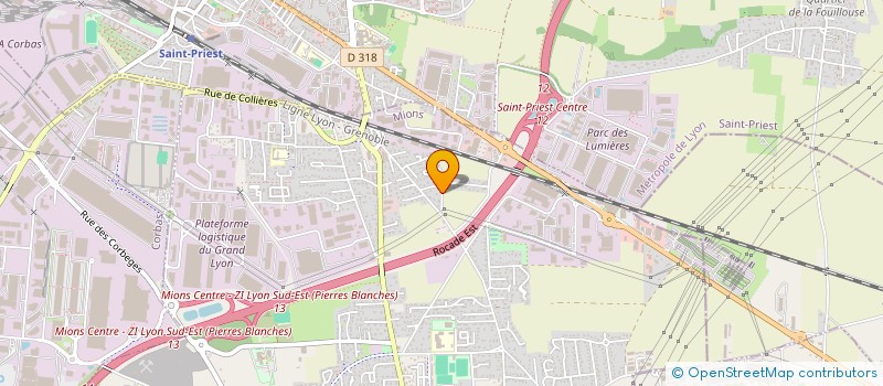 localisation de l'entreprise GENASIENNE DE CONSTRUCTION à MIONS