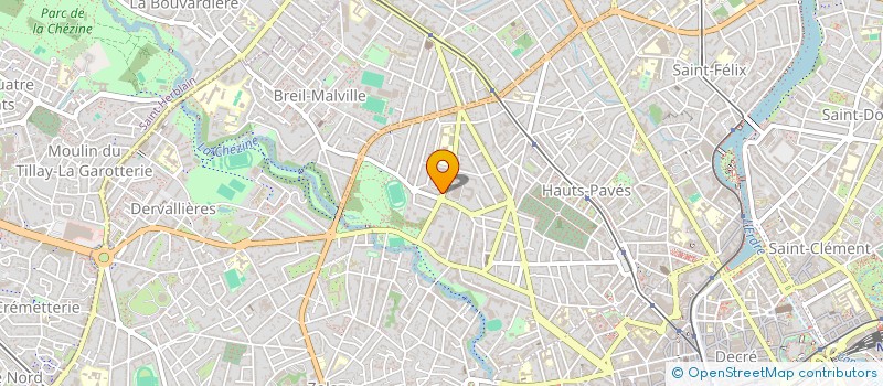 localisation de l'entreprise GENAT à NANTES