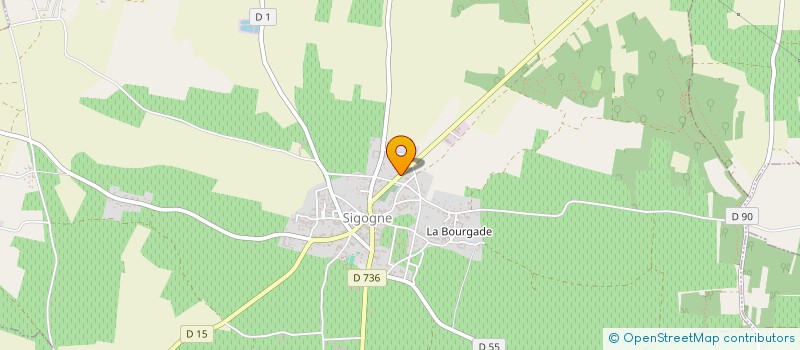 localisation de l'entreprise GENATH à SIGOGNE