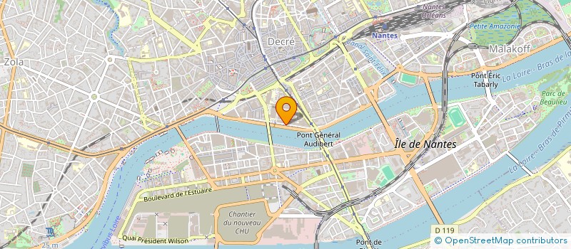 localisation de l'entreprise GENATLANTIC à NANTES