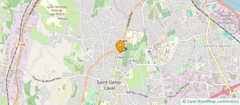 localisation de l'entreprise GENAY-SAINT-JOSEPH  SAINT-GENIS-LAVAL