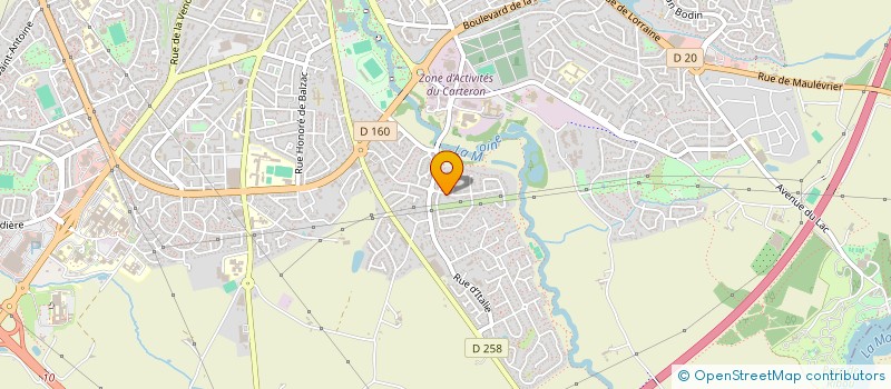 localisation de l'entreprise GENBAT à CHOLET