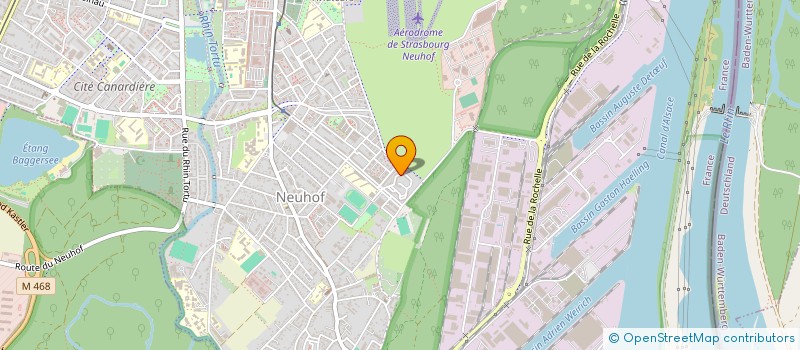 localisation de l'entreprise GENC à STRASBOURG