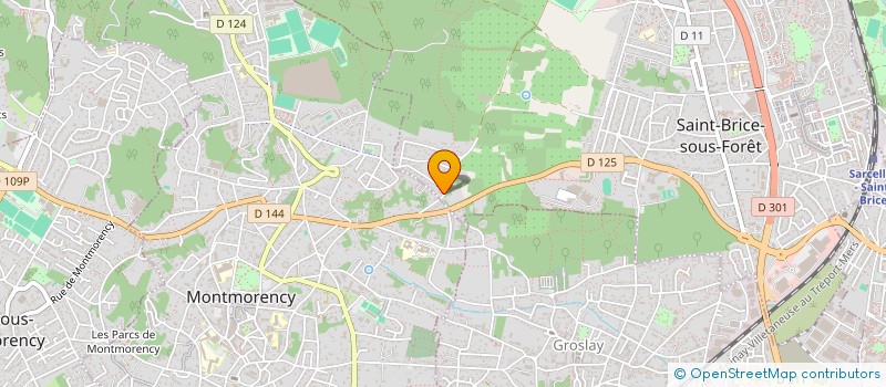 localisation de l'entreprise GENC SPRINT  SAINT-BRICE-SOUS-FORET