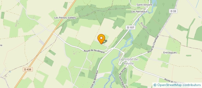 localisation de l'entreprise GENCARELLI  LA TRINITE DE REVILLE