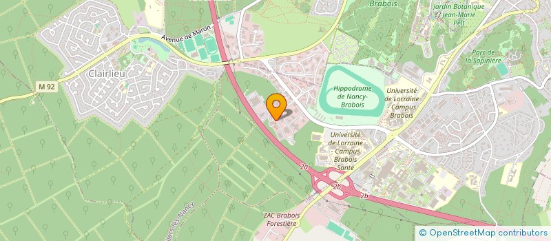 localisation de l'entreprise GENCLIS  VANDUVRE-LES-NANCY