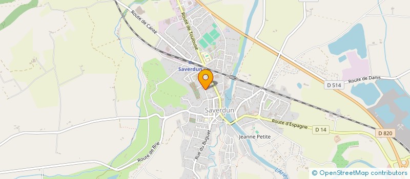 localisation de l'entreprise GENCO à SAVERDUN