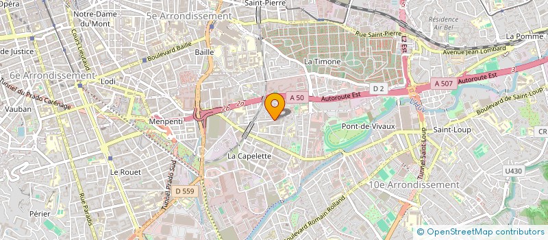 localisation de l'entreprise GENCO DISTRIBUTION à MARSEILLE