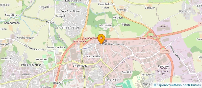 localisation de l'entreprise GENCODIS à GOUESNOU