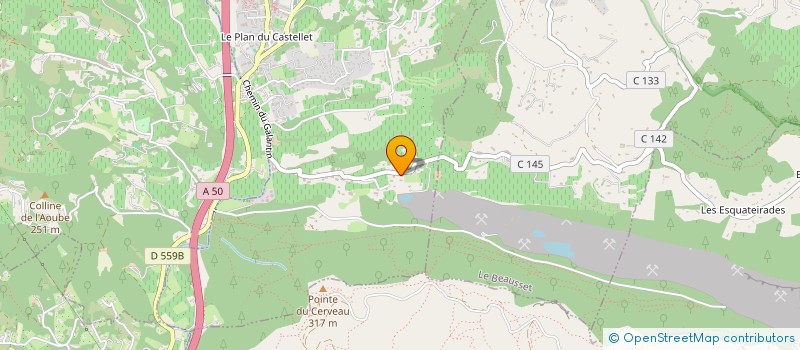 localisation de l'entreprise GENCONSULTING BIOTECH  LE CASTELLET