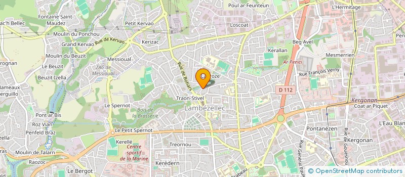 localisation de l'entreprise GEND'IMMO à BREST