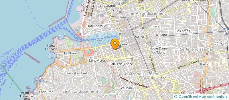 localisation de l'entreprise GENDHOT à MARSEILLE
