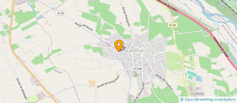 localisation de l'entreprise GENDRE à CABANNES