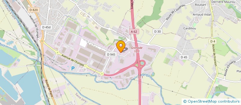 localisation de l'entreprise GENDRE MATERIEL EQUIPEMENT à VILLENEUVE-LES-BOULOC