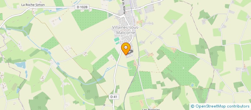 localisation de l'entreprise GENDREAUFH  VILLAINES-SOUS-MALICORNE