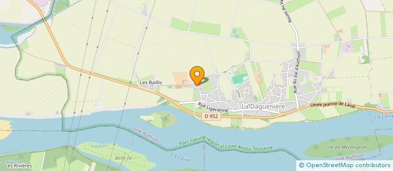 localisation de l'entreprise GENDRON ENERGIE à LOIRE-AUTHION