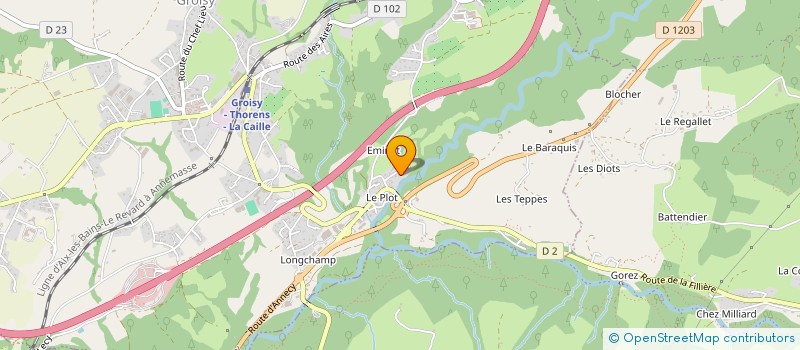 localisation de l'entreprise GENDRON EURL  GROISY