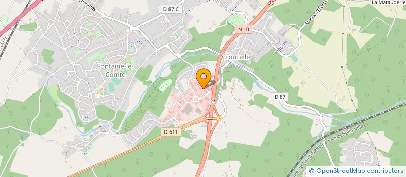 localisation de l'entreprise GENDRON PHILIPPE à FONTAINE-LE-COMTE