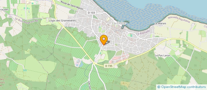 localisation de l'entreprise GENDRON SARL  LA FLOTTE