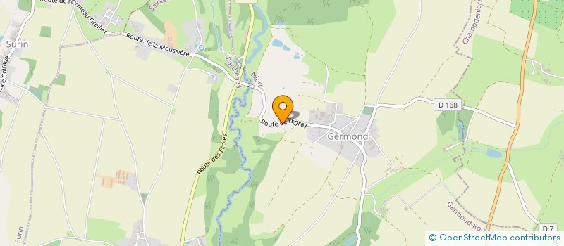 localisation de l'entreprise GENDRON SERVICES TRANSPORTS à GERMOND-ROUVRE