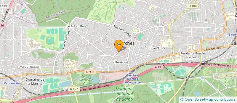 localisation de l'entreprise GENDRON TOUNKARA à GARCHES