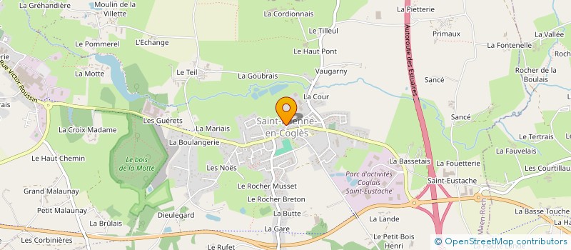 localisation de l'entreprise GENDRONNEAU BRIONNE à MAEN ROCH