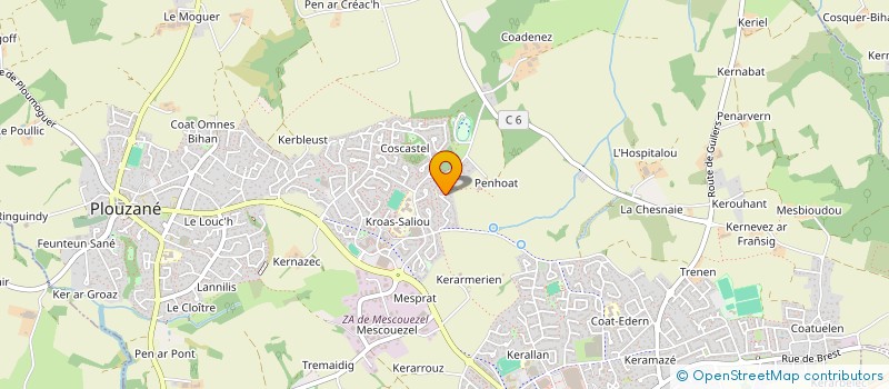 localisation de l'entreprise GENDRONNEAU IMMOBILIER  PLOUZANE