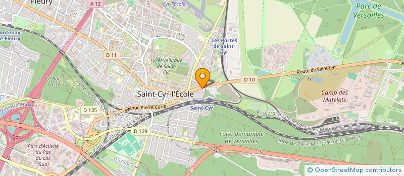 localisation de l'entreprise GENDROT MEILHAC à SAINT-CYR-L'ECOLE