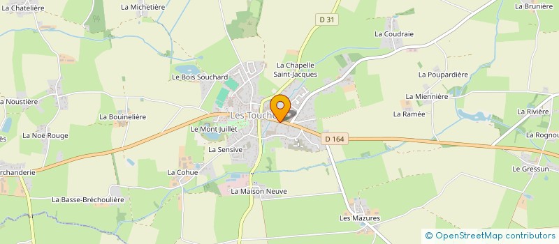 localisation de l'entreprise GENDRY'DEAL à LES TOUCHES