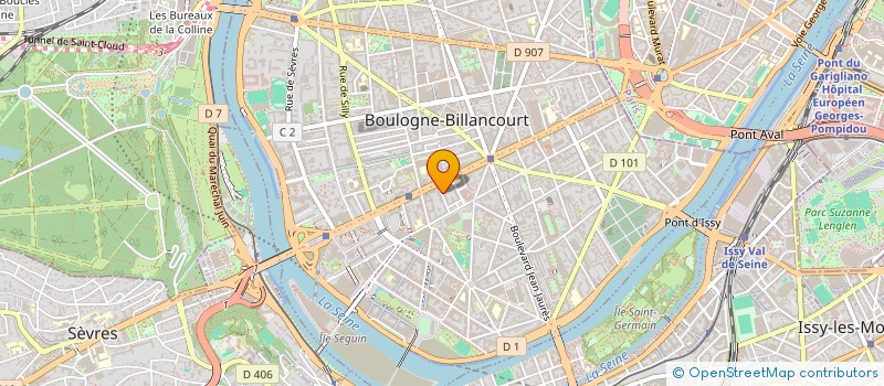 localisation de l'entreprise GENE ETUDES EN MONTAGES AERAULIQUES à BOULOGNE-BILLANCOURT