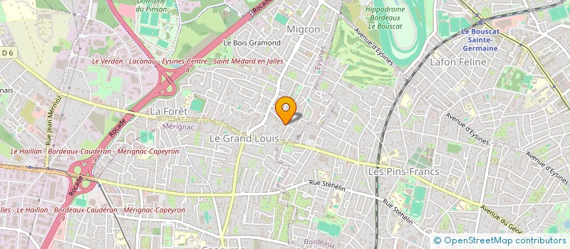 localisation de l'entreprise GENE EXPERTISES  EYSINES