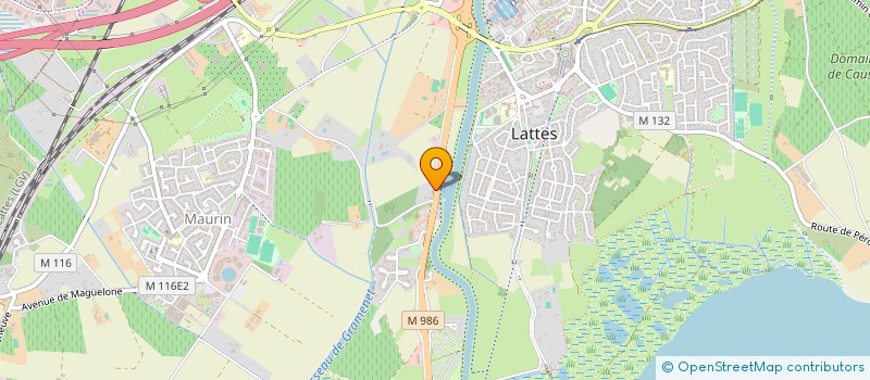 localisation de l'entreprise GENE MOUSSET à LATTES