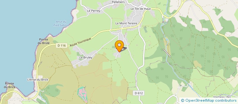 localisation de l'entreprise GENEA50 HISTOIRE ET GENEALOGIE  FERMANVILLE