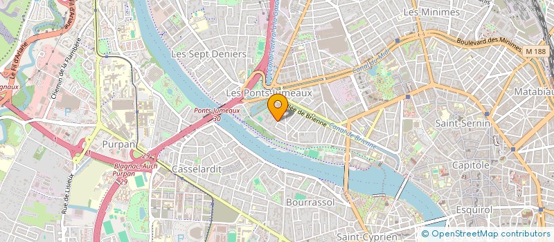 localisation de l'entreprise GENEAFONCIER  TOULOUSE