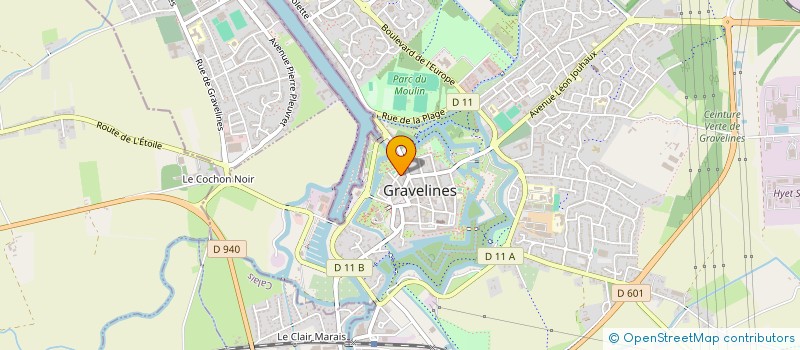 localisation de l'entreprise GENEALOGIE ASSOCIATION GRAVELINES à GRAVELINES