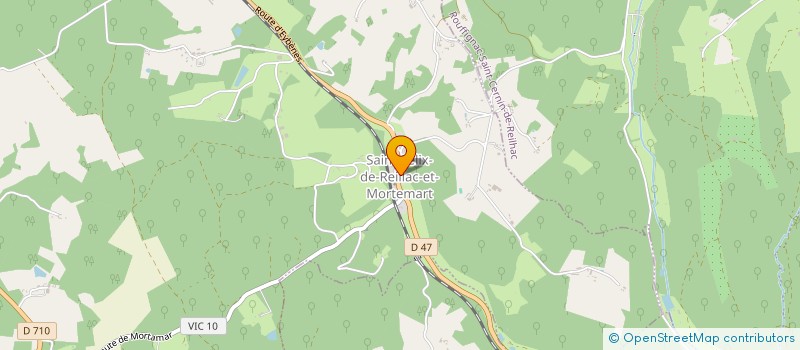 localisation de l'entreprise GENEALOGIE EN PERIGORD NOIR  SAINT-FELIX-DE-REILLAC-ET-MORTEMART