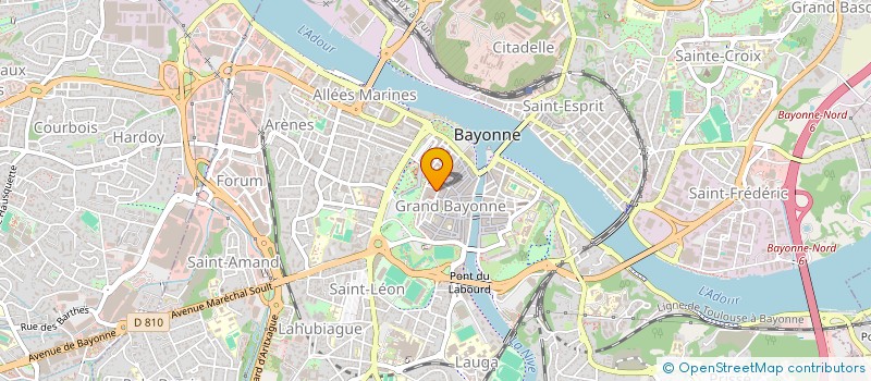 localisation de l'entreprise GENEALOGIE HISTOIRE DES FAMILLES à BAYONNE