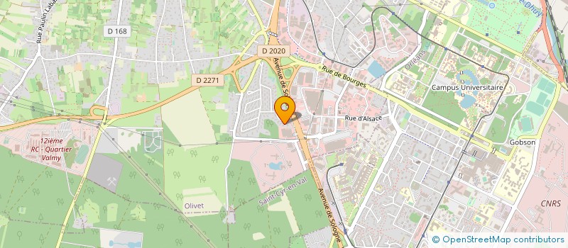 localisation de l'entreprise GENEAPRIME à OLIVET