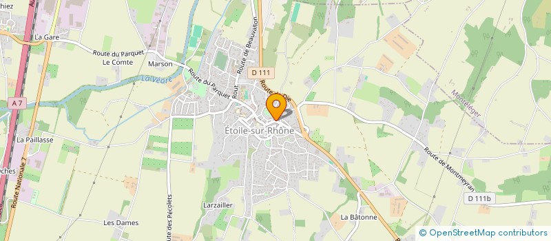 localisation de l'entreprise GENEAPSY à ETOILE-SUR-RHONE