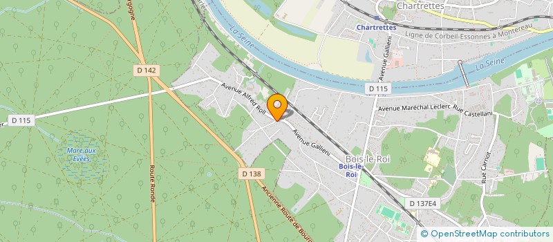 localisation de l'entreprise GENEATRIP à BOIS-LE-ROI