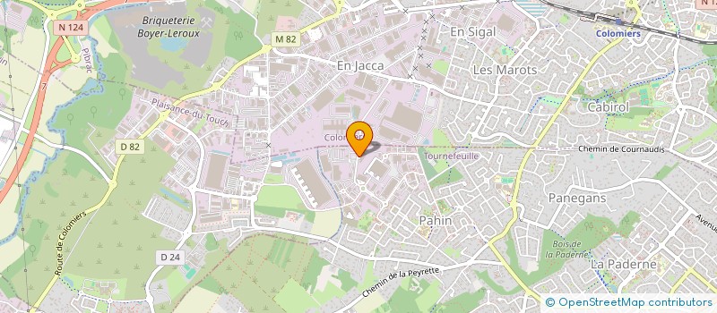 localisation de l'entreprise GENEBAT  TOURNEFEUILLE