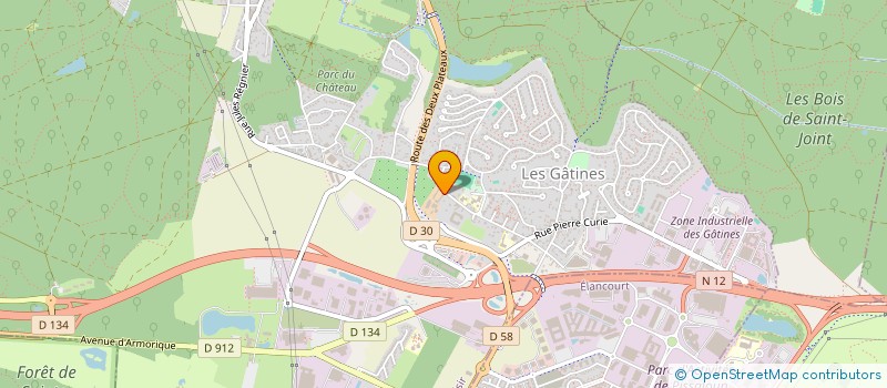 localisation de l'entreprise GENEBATI  PLAISIR