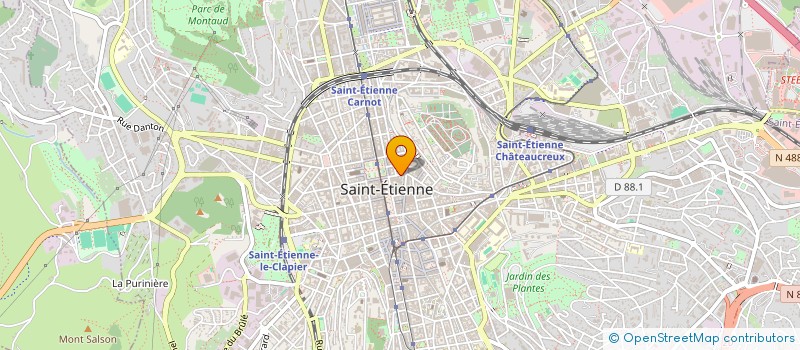 localisation de l'entreprise GENECOM INGENIERIE ECOUTE ET COMMUNICAT à SAINT-ETIENNE